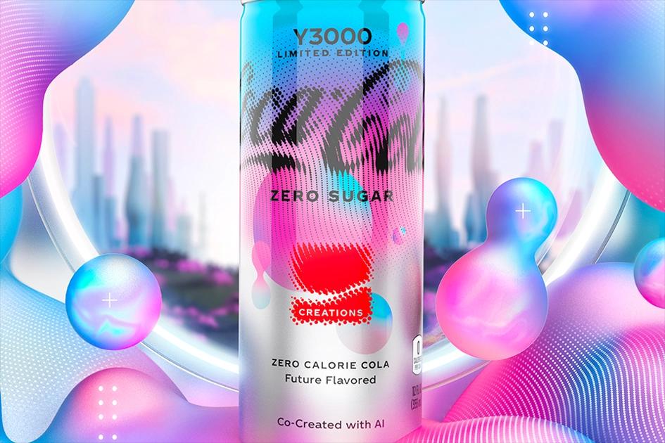Coca Colas Burk Ny Smak 3000 Zero Sugar; Ai