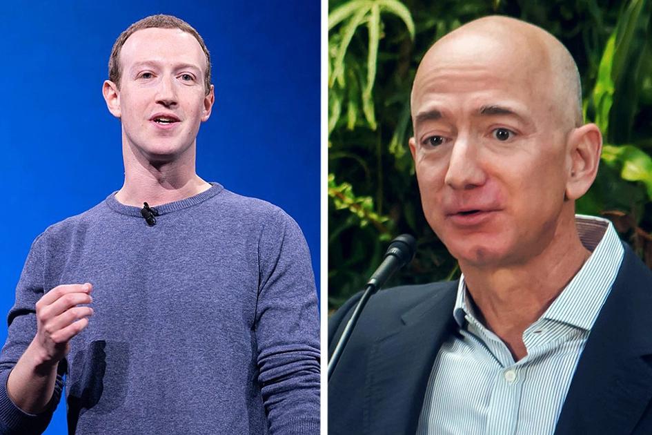 Jeff Bezos Och Mark Zuckerberg