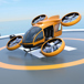 orange flygande bil i 3d.jpg