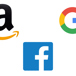 Amazon Facebook Google Loggor