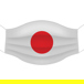 Coronamask Med Japans Flagga
