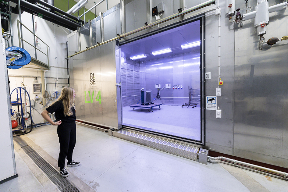 Rise, Klimatkammare Och Testanläggning I Borås För Att Testa Bland Annat Luftvärmepumpar.